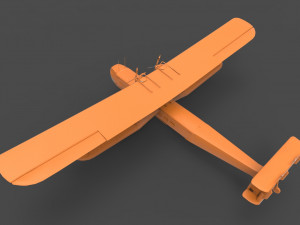 handley page hp42 Modello di stampa 3D