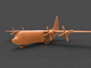 c-130 геркулес 3D Принт Модель
