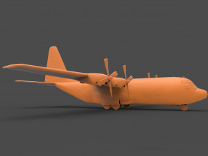 c-130 hercules Modèles 3D en vedette