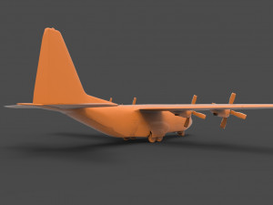 c-130 hercules Modèles 3D en vedette