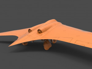 horten ho 229 Modelo de impresión 3D