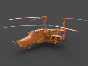 kamov ka-50 black shark 3D 打印模型