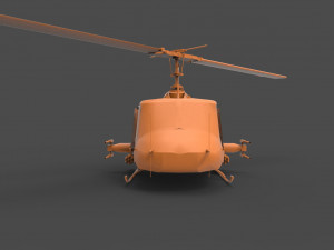 bell uh-1 3Dプリントモデル