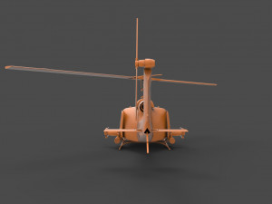 bell uh-1 3Dプリントモデル