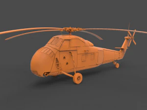 Sikorsky h-34 Modello di stampa 3D