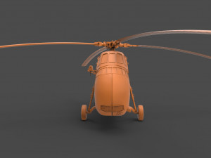 Sikorsky h-34 3Dプリントモデル