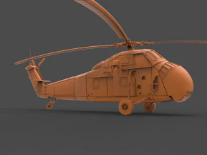 Sikorsky h-34 Modello di stampa 3D