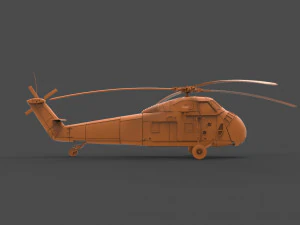 Sikorsky h-34 Modello di stampa 3D