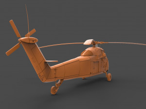 Sikorsky h-34 3Dプリントモデル