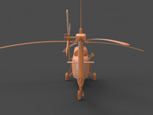 Sikorsky h-34 3Dプリントモデル