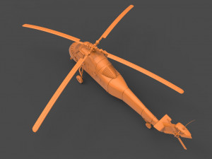 Sikorsky h-34 3Dプリントモデル