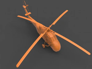 Sikorsky h-34 Modello di stampa 3D