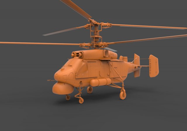 ka - 25 3D Baskı Modeli .c4d .max .obj .3ds .fbx .stl .blend 