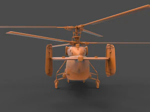 ka-27 Modello di stampa 3D