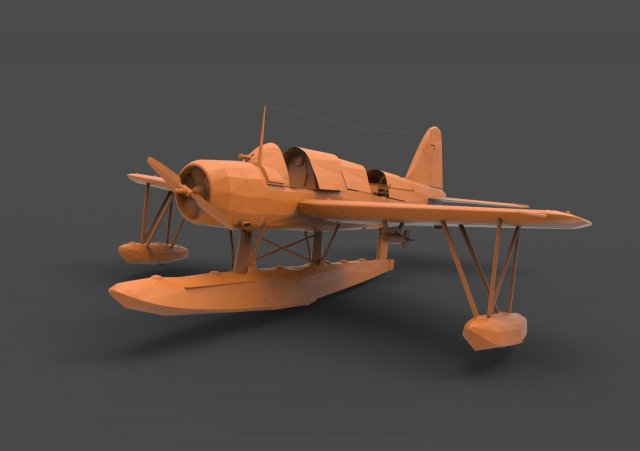 curtiss sb2c Modelo de Impressão 3D .c4d .max .obj .3ds .fbx .stl .blend 