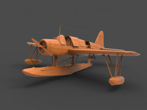 curtiss sb2c Modelo de Impressão 3D
