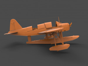 curtiss sb2c Modelo de Impressão 3D