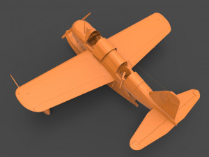 curtiss sb2c Modelo de Impressão 3D