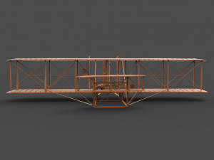 wright brothers flyer 3d Modelo de impresión 3D