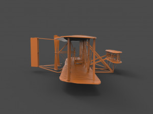 wright brothers flyer 3d Modelo de impresión 3D