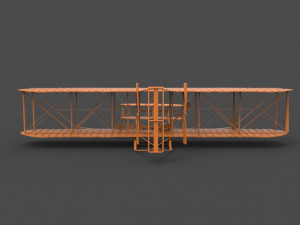 wright brothers flyer 3d Modelo de impresión 3D