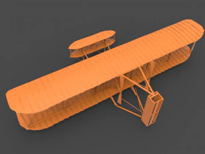 라이트 형제 플라이어 3D 모델 3D 프린트 모델