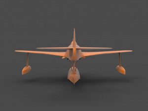 kawanishi n1k 3D Принт Модель