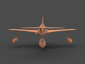 kawanishi n1k 3D Print Model