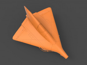 lippisch p13a 3Dプリントモデル