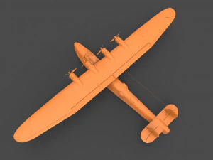 kawanishi h6k5 3D Print Model