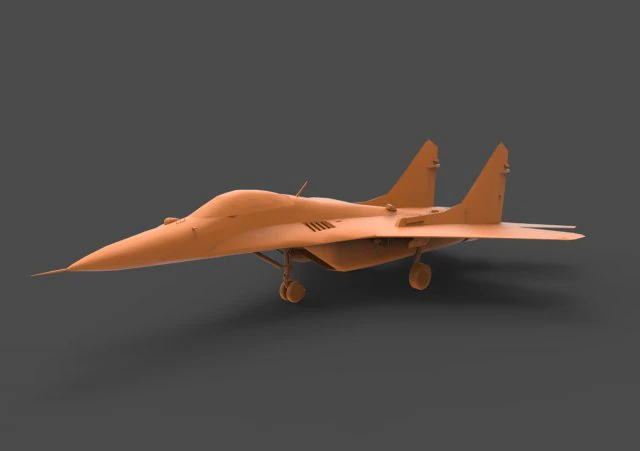 mig29 3D Druckmodell .c4d .max .obj .3ds .fbx .stl .blend