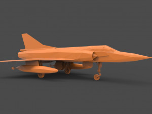 dassault mirage 3D Druckmodell