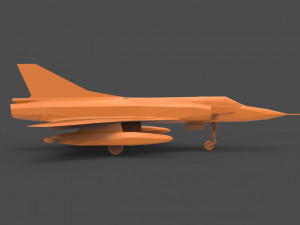 dassault mirage 3D Druckmodell