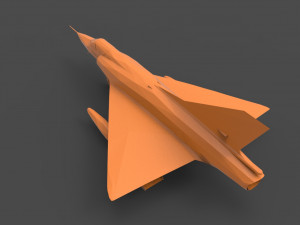 dassault mirage 3D Druckmodell