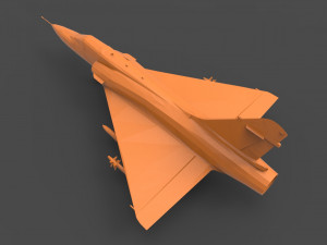 dassault mirage2 Modèles 3D en vedette