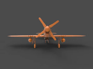 p-51 mustang 3D Print Model