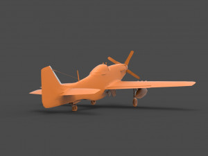 p-51 mustang 3D Принт Модель