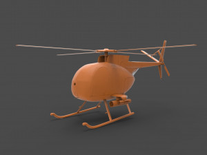 hughes oh-6 cayuse 3D Print Model