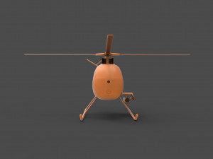 hughes oh-6 cayuse Model do druku 3D