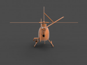 hughes oh-6 cayuse Model do druku 3D