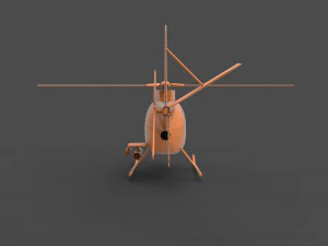 hughes oh-6 cayuse 3D Print Model