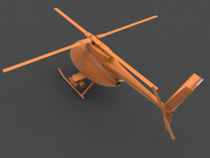 hughes oh-6 cayuse Model do druku 3D