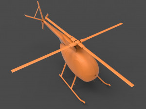 hughes oh-6 cayuse Model do druku 3D