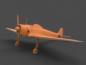 nakajima ki-43 3D-printmodel