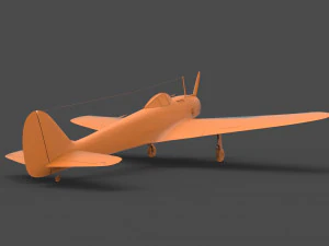 накадзіма кі-43 3D Принт Модель