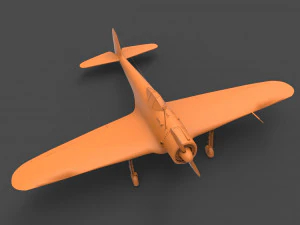 накадзіма кі-43 3D Принт Модель