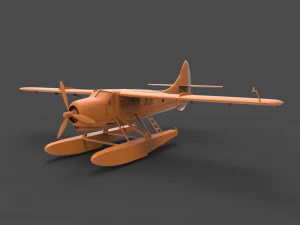 DHC-3 Otter 3D Druckmodell