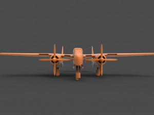 northrop p-61 3D Baskı Modeli