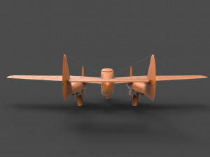 northrop p-61 3D Baskı Modeli