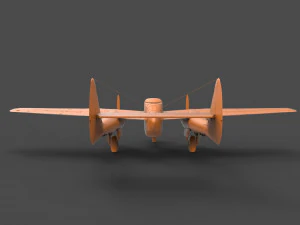 northrop p-61 3D Print Model